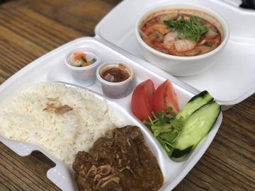 数量限定 ルンダン＆トムヤムクン (Lunch Box)  Rendang Beef ＆TomYumGoon (Lunch Box)