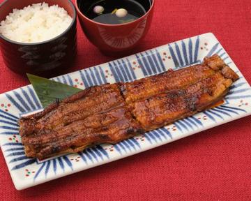 蒲焼定食 亀 (一尾) 吸い物付