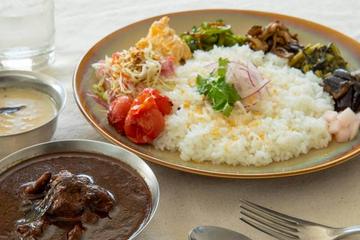 チキンカレー+副菜8種類