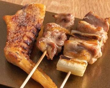比内地鶏焼鳥盛り合わせ3種