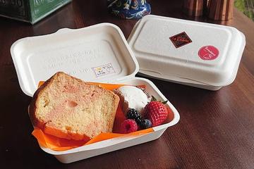 シフォンケーキ 苺マーブル