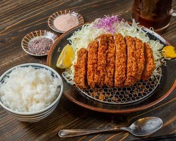 カタロースかつ定食(カタロース 約200g ナマック岩塩付)