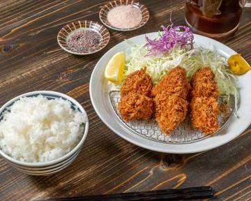 ひれかつ定食(ひれ 約170g ナマック岩塩付)