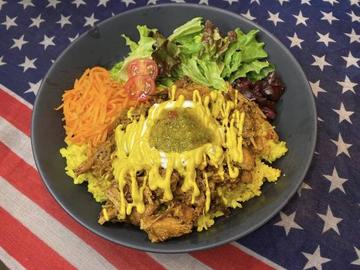【Chicago】チキンオーバーライス(むね) Chicken Over Rice (Breast)