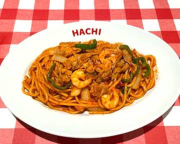 豪快！肉増しナポリタン