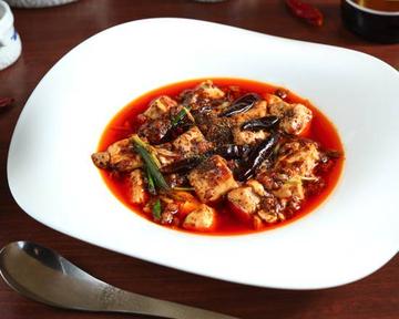 ①四川花椒の利いた香り高い陳麻婆豆腐 Aromatic Chen Mapo Tofu with Szechuan Pepper