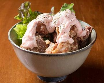 明太マヨ唐揚げ丼