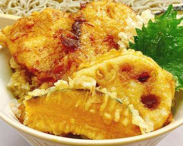 大山鶏のかしわ天丼セット