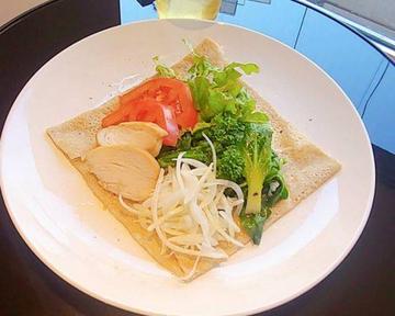 クレープ季節の野菜
