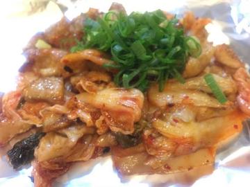 鶏皮キムチ