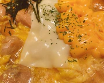 チーズ親子丼 Cheese chicken and egg rice bowl
