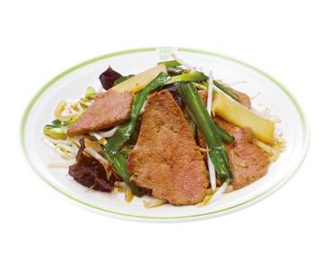 レバニラ定食 Liver and Chinese Chive Stir-Fry Set Meal