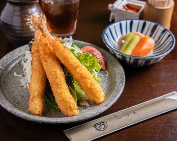 エビフライ定食 Fried Shrimp Set Meal