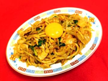 豚キムチ焼きそば Pork Kimchi Fried Noodles
