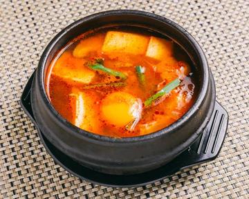 豚の純豆腐チゲ
