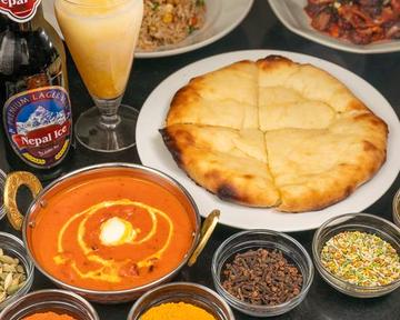 バターチキンカレー＆チーズナンセット Butter Chicken Curry ＆ Cheese Naan Set