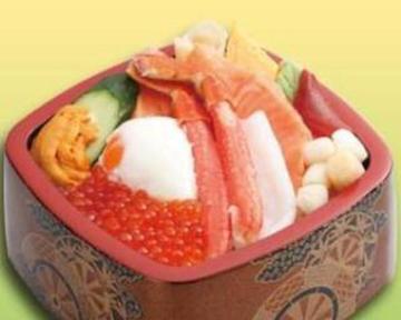 カニ入り海鮮丼