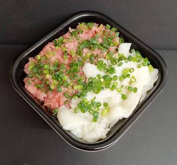 エンガワネギトロ丼