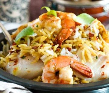 シーフードビリヤニ Seafood Biryani