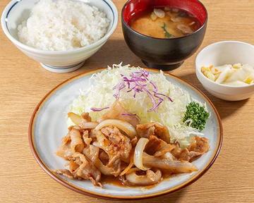 豚生姜焼き定食