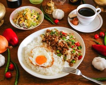 タイ料理ガパオライス、 Gapao rice