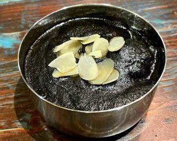 備長炭黒カレーセット