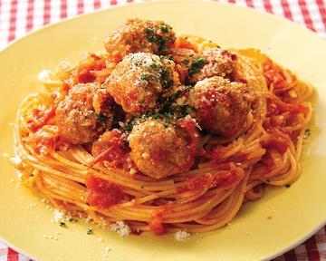NY風ミートボールスパゲティ New York Style spaghetti with meatball