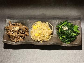 ナムル3種盛り合わせ《Assorted 3 kinds of Namul》