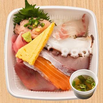 【数量限定】おまかせ6種の海鮮丼★味噌汁サービス