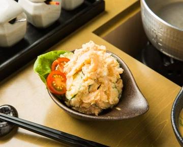 大人気、明太子和えポテトサラダ Handmade Potato Salad with Cod Roe