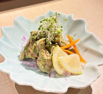 鶏せせりジェノベーゼ