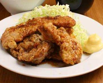 (定食)豚から4個
