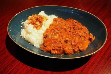キューバサンドとキーマカレーのセット