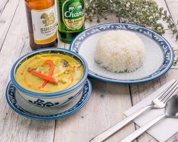 グリーンカレーライス Green Curry Rice