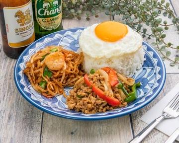 Set A ガパオライス+パッタイ (Gapao +Padthai)