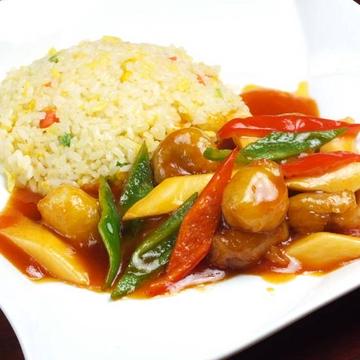 酢豚炒飯