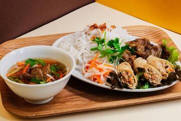 ベトナム風つけ麺 BUN THIT NUONG,NEM RAN