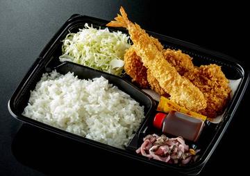 ひとくちヒレカツ＆海老フライ弁当