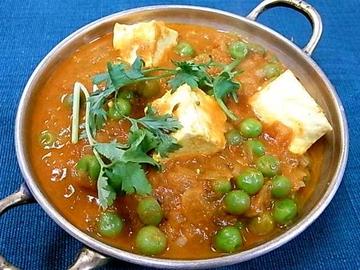 【単品】グリーンピースパニールカレー/Mutter Paneer Curry