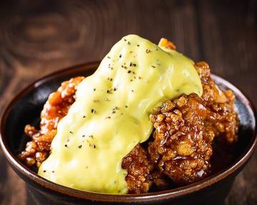 【濃厚ガリマヨ】 悪魔のから揚げ丼