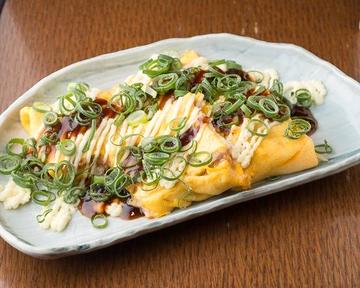 納豆のとんぺい焼き Flat-shaped Pork Crepe with Natto