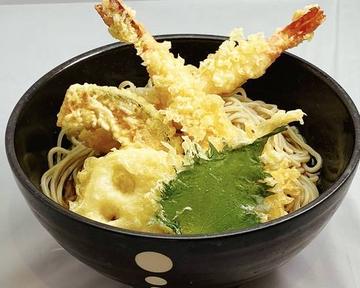冷やし大海老天ぷらそば《上》