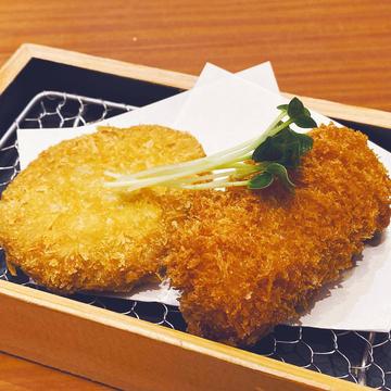 《季節限定》そば粉＆カニコロッケ2種盛合せ