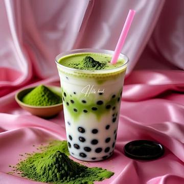 Hillsの抹茶タピオカミルク