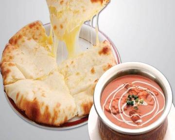 【当店人気NO.1】チーズナンセット Cheese Naan Set