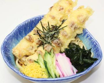 冷やしちくわうどん