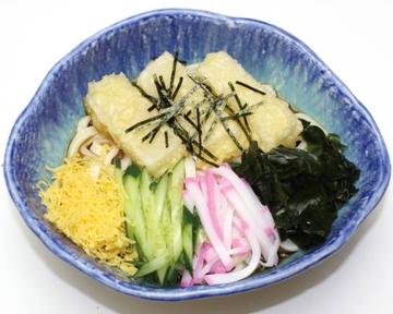 冷やし揚げもち天 うどん