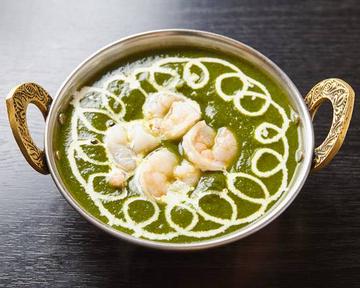 サグプラウン Saag & Prawn
