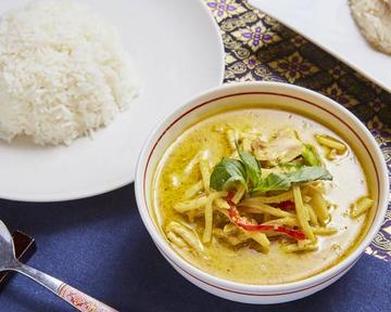 【これは一度いっといてください！】グリーンカレー(ご飯とセット) Green Curry (Set with Rice)