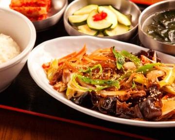 チャプチェ定食